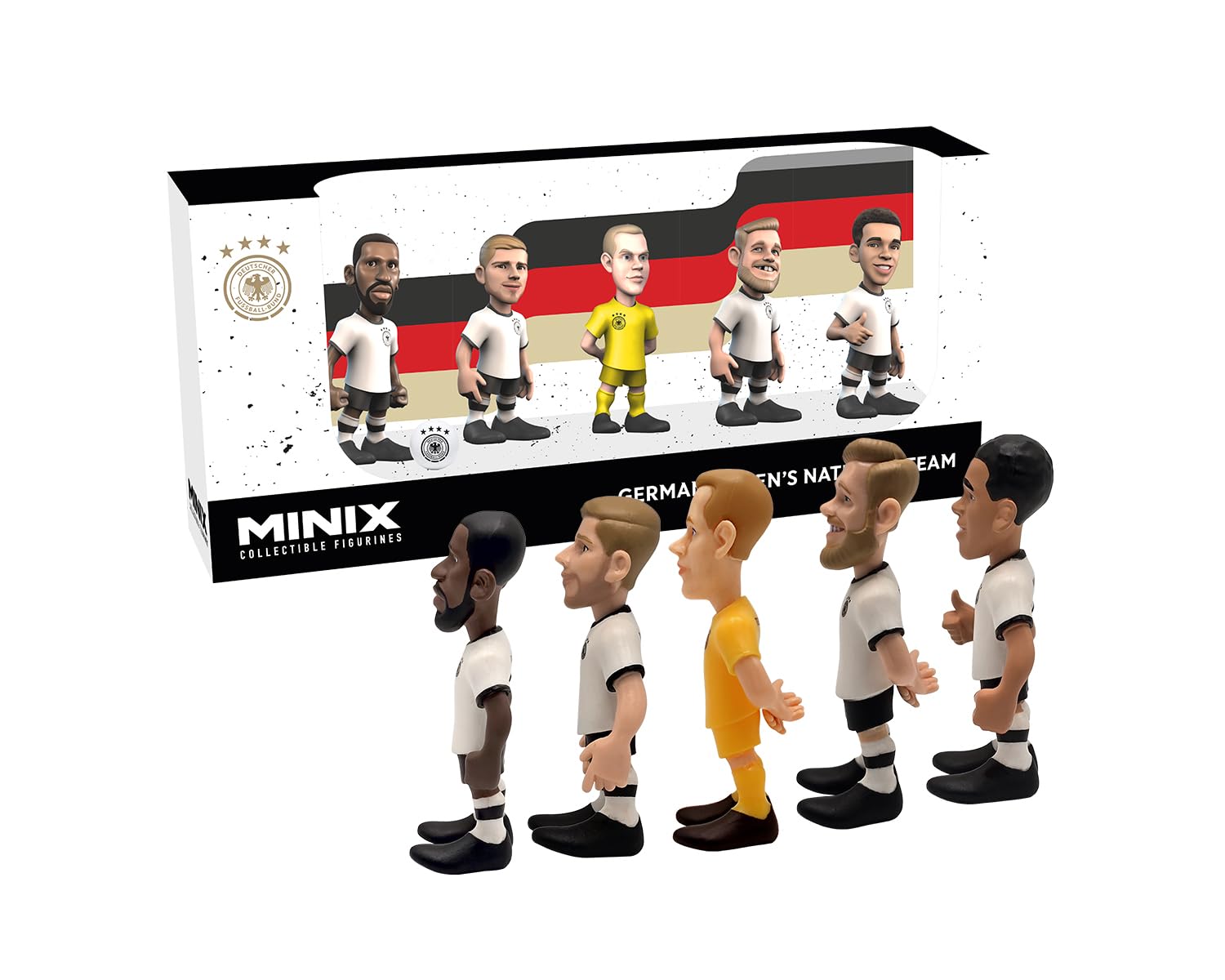 Minix 5-Pack 7cm Soccer Player Figurines – Mini Football Stars for